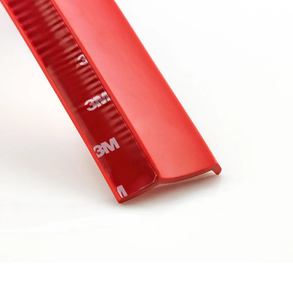 3D Accessories Car Front Bumper Lip Splitter 2.5M Body Spoiler Chin Skirt Protector Bumper Strip for Universal