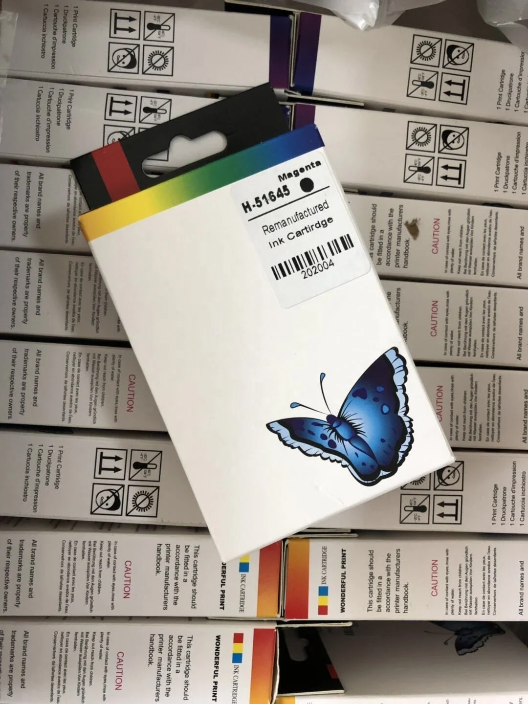 Print date cartridge Inkjet Printer Barcode Refillable Fast Dry P1 SP4 NP4 SP2C Solvent Ink Cartridge for anser u2