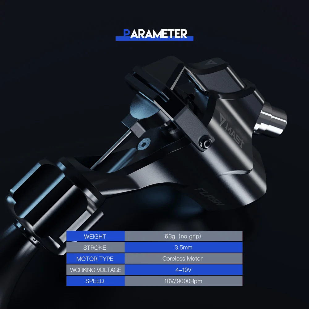 Dragonhawk Mast Flash Direct Drive Rotary Tattoo Machine