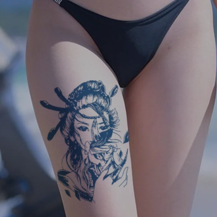 New Style Fashion Popular Beautify Body Water Transfer Durability Half Arm Tattoo Sticker