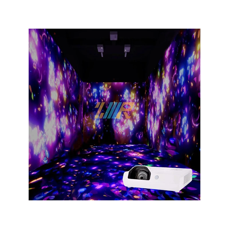 Immersive holographic laser projection Immersive large hologram projector Immersive holiday projection mapping