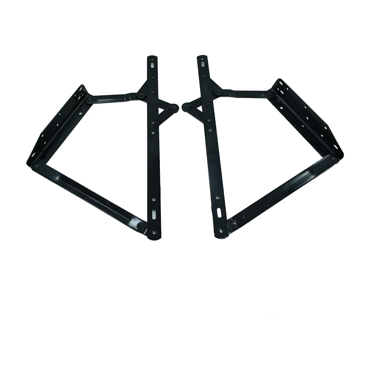 OEM Black Electrophoretic Sofa bed hardware hinge for Conversion of sofa and bed with 2310g/52*23cm