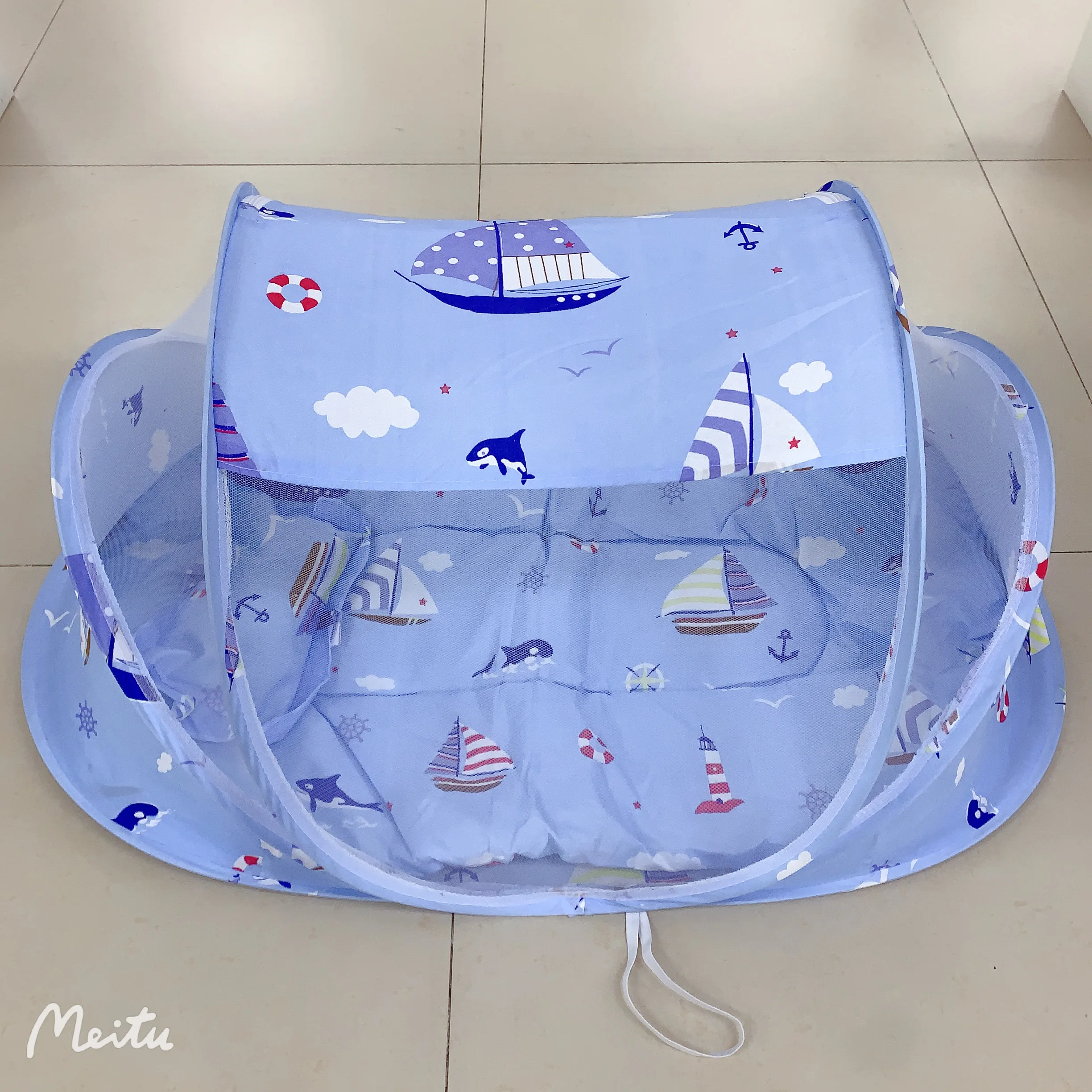 
Newborn baby mosquito net can folded 