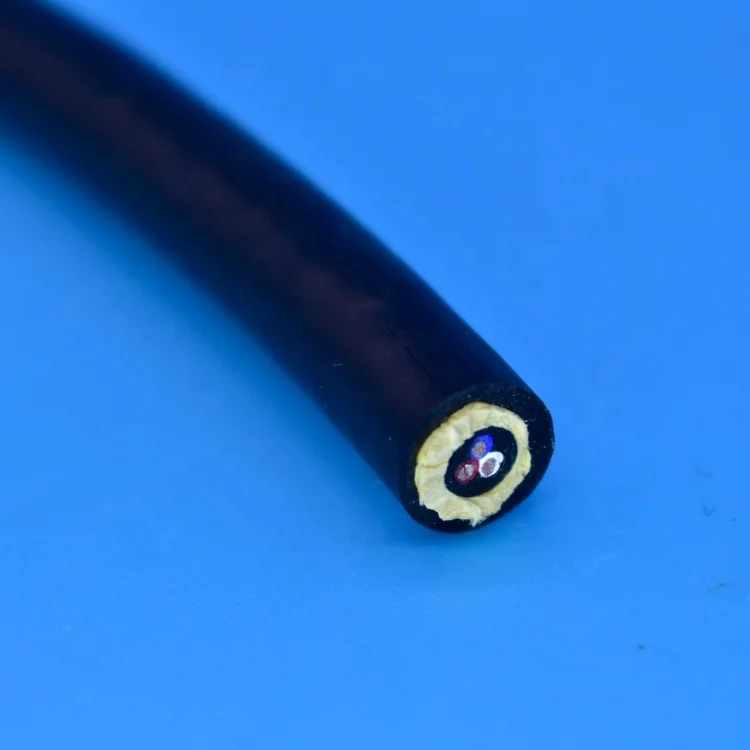 3x0.5mm double jacket aerostat tether cable for tethered surveillance balloon