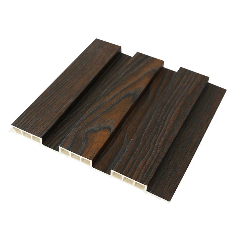 Indoor Room Tv Background Wood Veneer Decor Grille Grid Wall Panels Interior Wooden Grain Pvc Bamboo and wood fiber grating