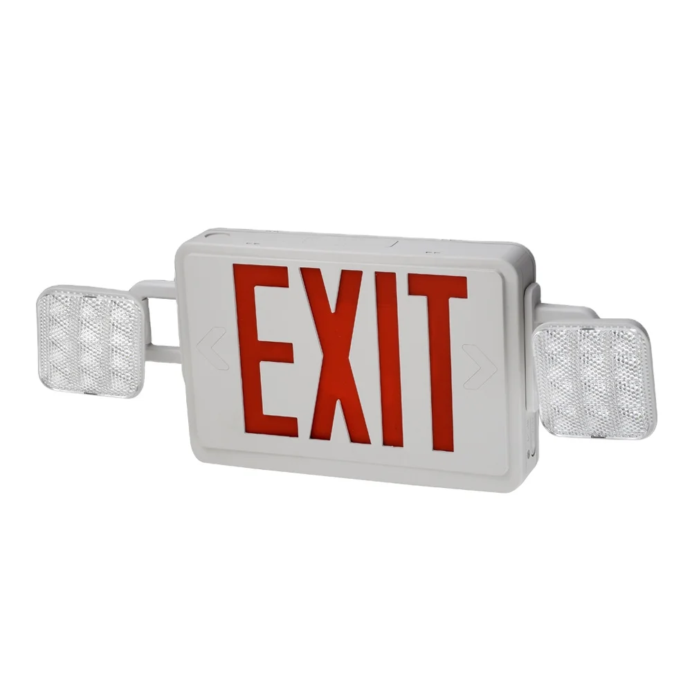 Red Green Rechargeable Exit Sign Led Emergency Light Emergency Lamp