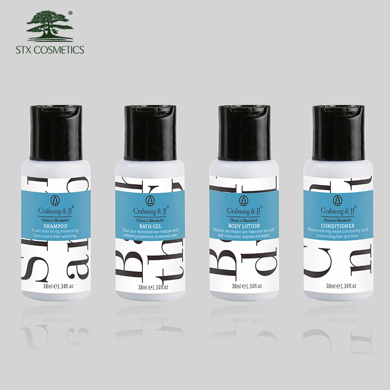 Free Sample Hotel Accessories Eco Friendly Custom Spa Hotel Guestroom Toiletries Amenities Set Supplies Pack