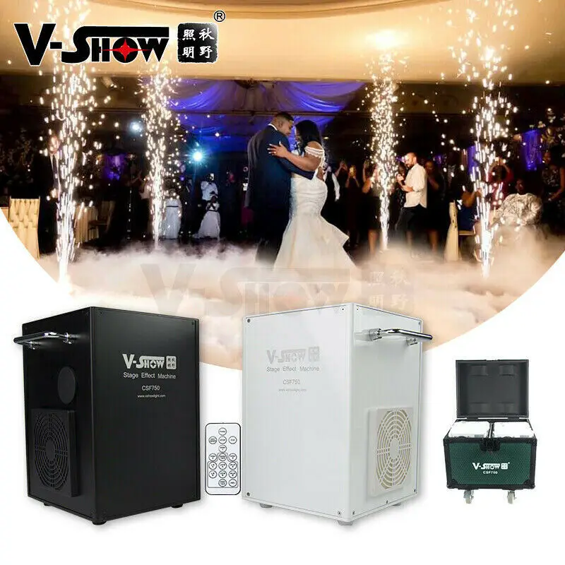 V-Show  Sparkler Machine Cold Pyrotechnics 750w  Spark Fireworks Fountain Effect Machine of Wedding