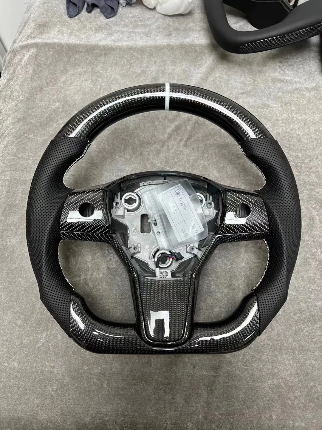 High Quality accessories car carbon fiber steering wheel for supra bmw e46 tesla yoke mercedes-benz jeep wrangler jl mk7 golf