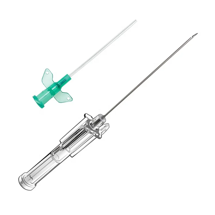 
18G Disposable Safety IV Cannula IV Cannula Sizes And Uses Butterfly Different Types Needle Types Manufacturers 