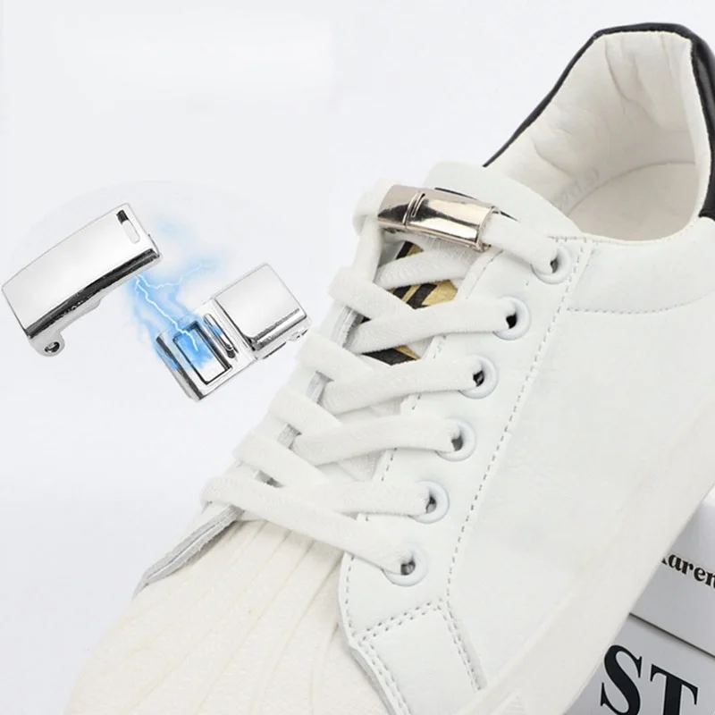 Шнурки для обуви с магнитной пряжкой алюминиевые (1600428156220)