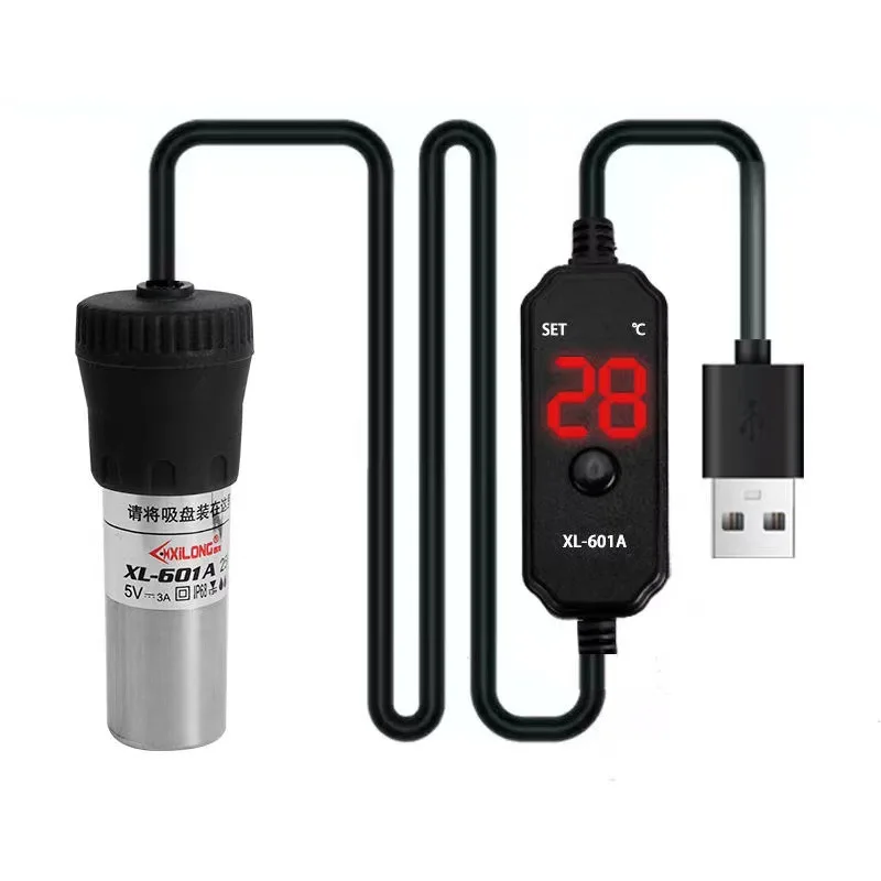 Wholesale Aquarium Fish Tank Xilong Heating Rod Stainless Steel Explosion-proof XL-019 25W XL-601 XL-601A USB Heating Tube