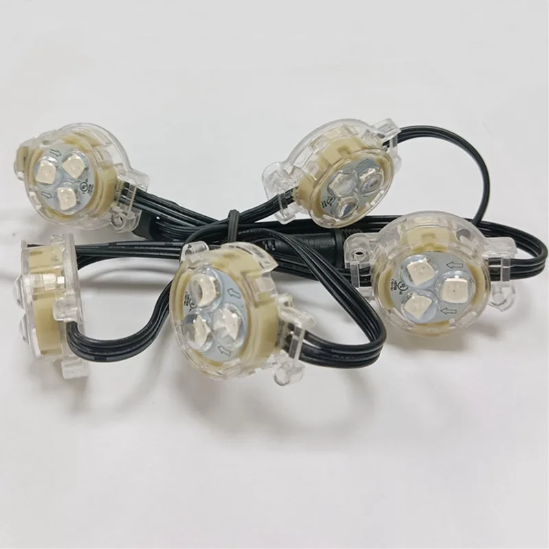 rgb pixel led point lights ws2811 ip68 waterproof led module led point lighting outdoor point light source led pixel