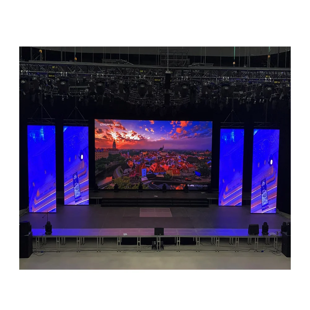 Stage Event Show Display Hire Advertising Stacking Video Wall Led Screen Rental Price List in Nyc Qatar London Sydney Uk