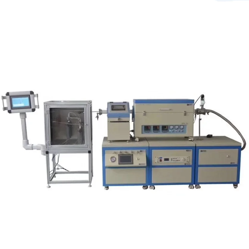 High Temperature CVD 1200C 1400C 1600C 1700C 1800C Vertical Sliding Rotary PECVD Tube Furnace Machine