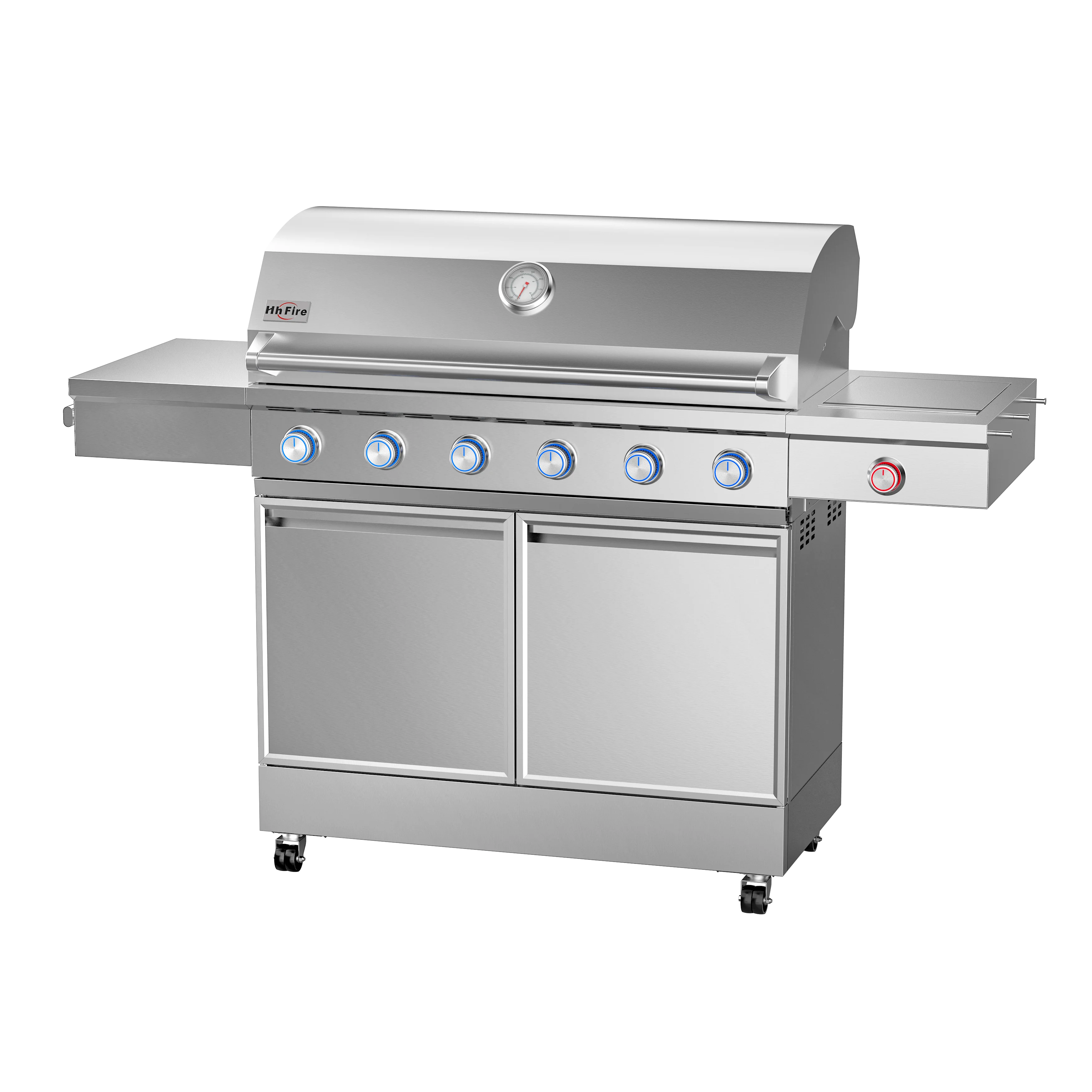 High Quality Bbq Grill Outdoor Gas Grill 6+1 Burner Customized Gas Grill