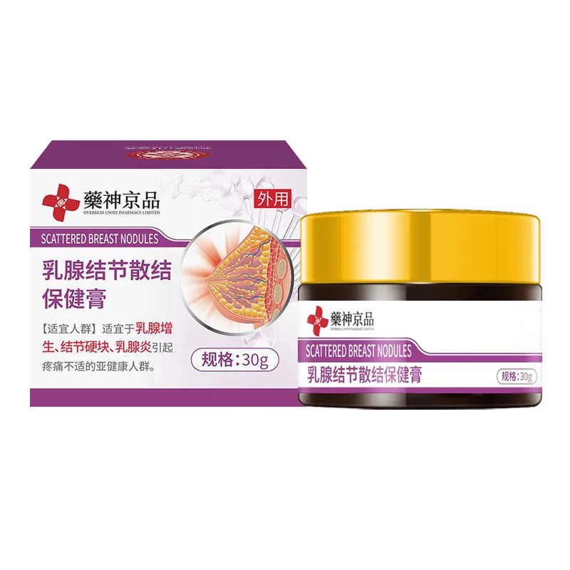 Drug God Jingpin Breast Jijie Sanjie Ointment Factory Direct Chinese Plaster Breast Nodule Swelling Pain Chest Cavity Dredging