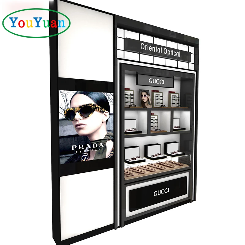 Optical showcase display cabinets sunglasses display case salon front desk with showcase optical shop counters