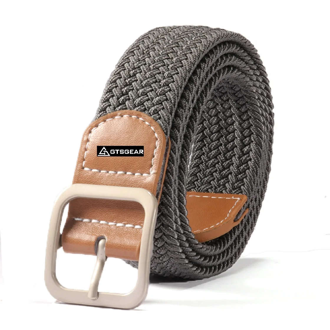 BLT23 A4 Braided Belt for Men and Women Multicolored Woven Golf Elastic Jean Belts Student Training Men Elastic Fabric Belt