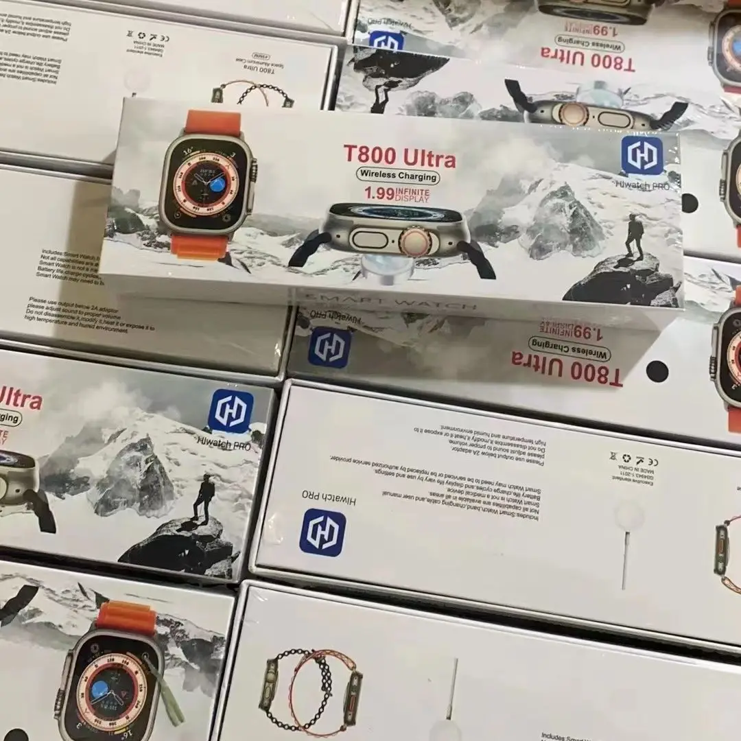 2023 New T800 Ultra Smartwatch Bluetooth Talk Wireless Charging Sports Smartwatch