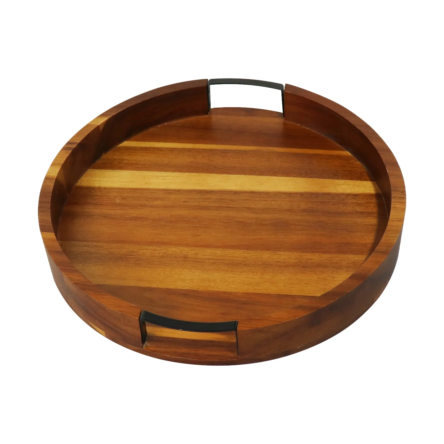 round wooden pallet home decor  Factory personalized design restaurant cafe hotel wooden tray