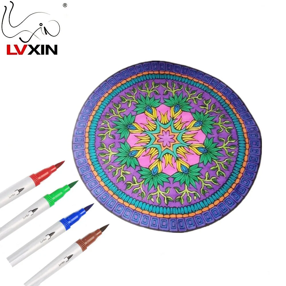 48 Watercolor Dual Tip Brush art Marker Pen Set