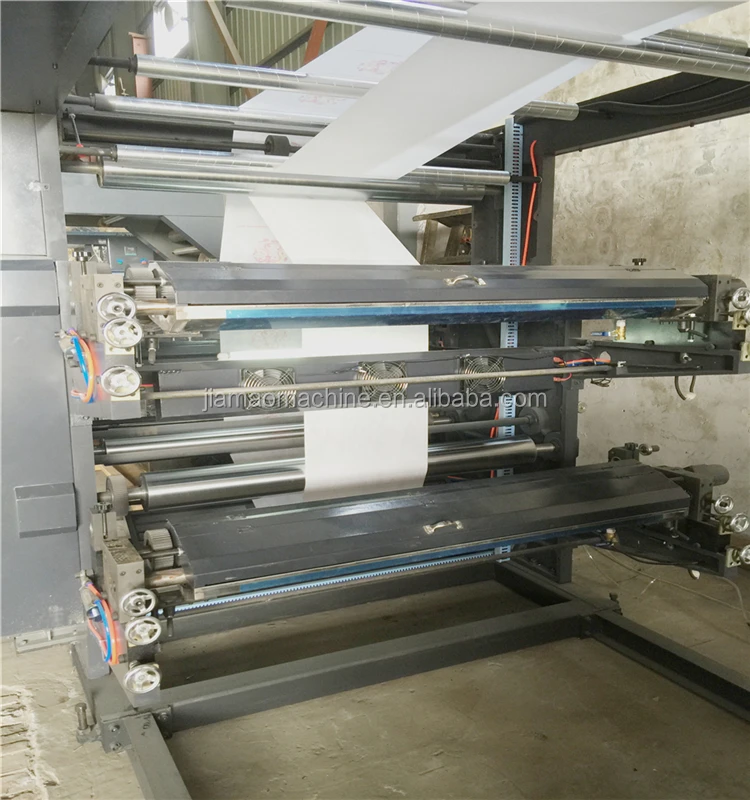 Used flexo printing machine two colour flexographic color