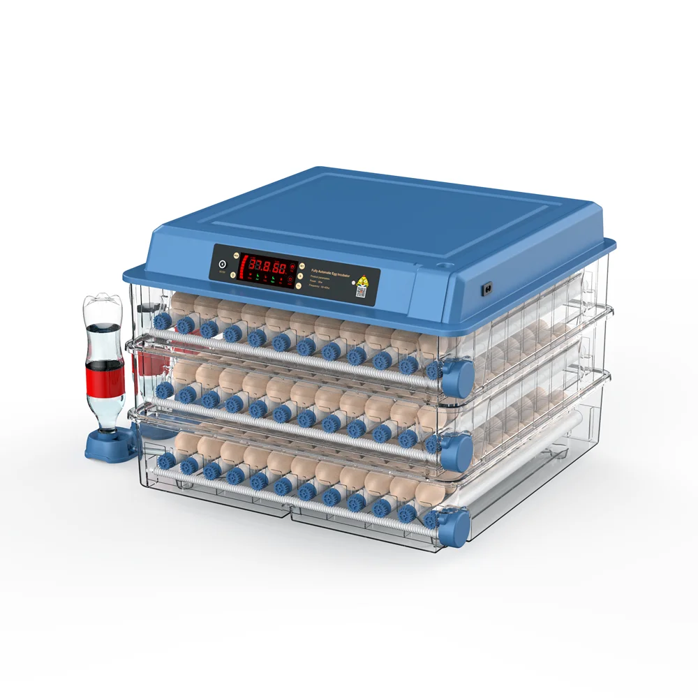 Dual Dower supply automatic 300 eggs Quail Egg Incubator 200 eggs mini incubator