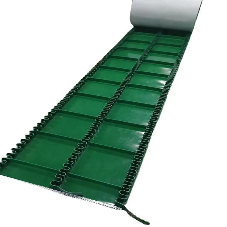 
PVC food industry conveyor belt manufacturer side wall conveyor belt for food oil resistant 