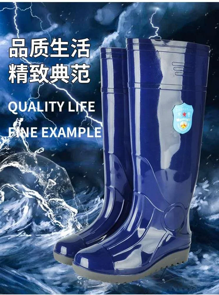 Горячая Распродажа, ПВХ дизайн, ваша собственная модная пластиковая обувь, блестящие длинные высокие водонепроницаемые сапоги от дождя для фермы