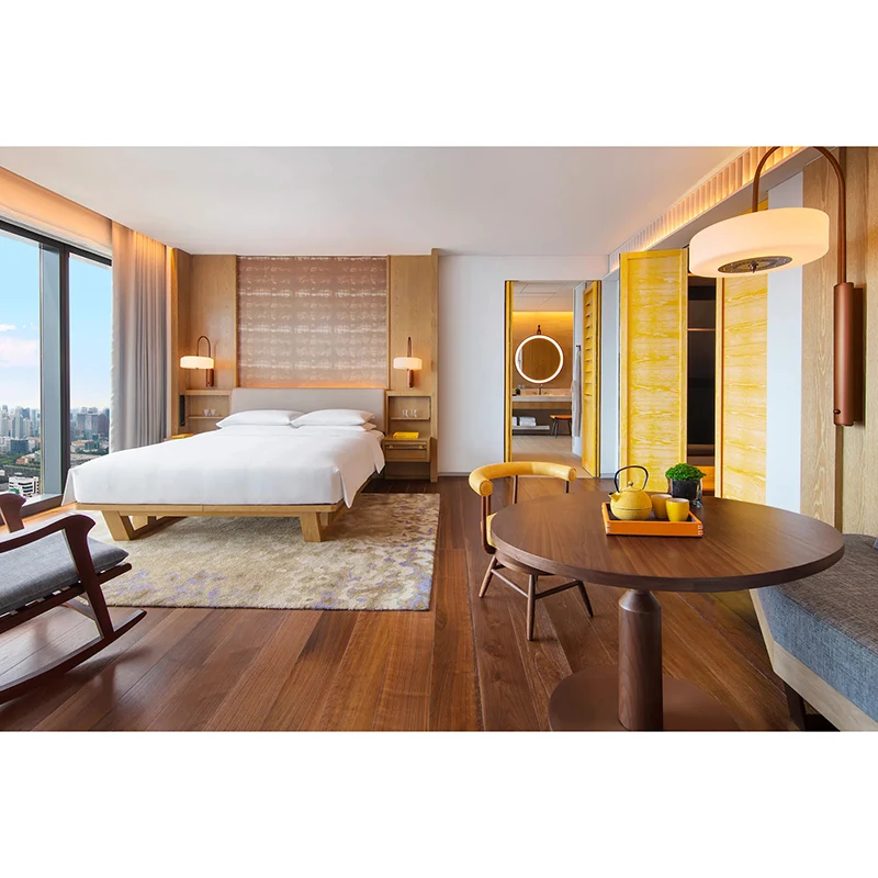 Andaz Hyatt Hotel project furniture custom hotel bedroom furniture set luxury hotel room furniture