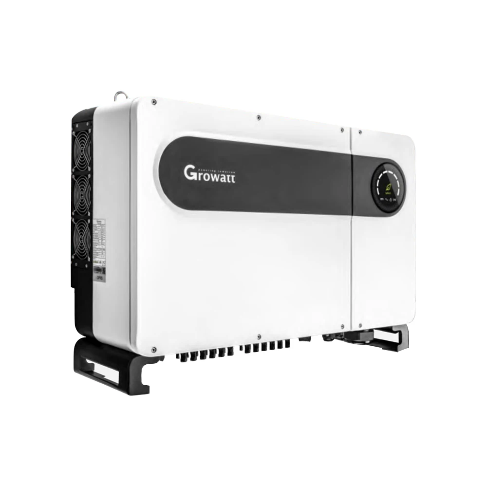 Система питания солнечной панели Growatt 60 кВт трехфазный солнечный инвертор на сетке цена 60000 Вт