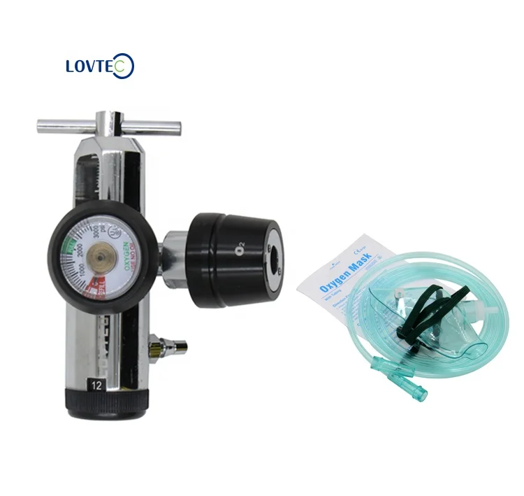 Airtech  Factory price high quality brass Oxigen regulator Adjustable Gas Pressure Multifunctional with outlet for cylinder