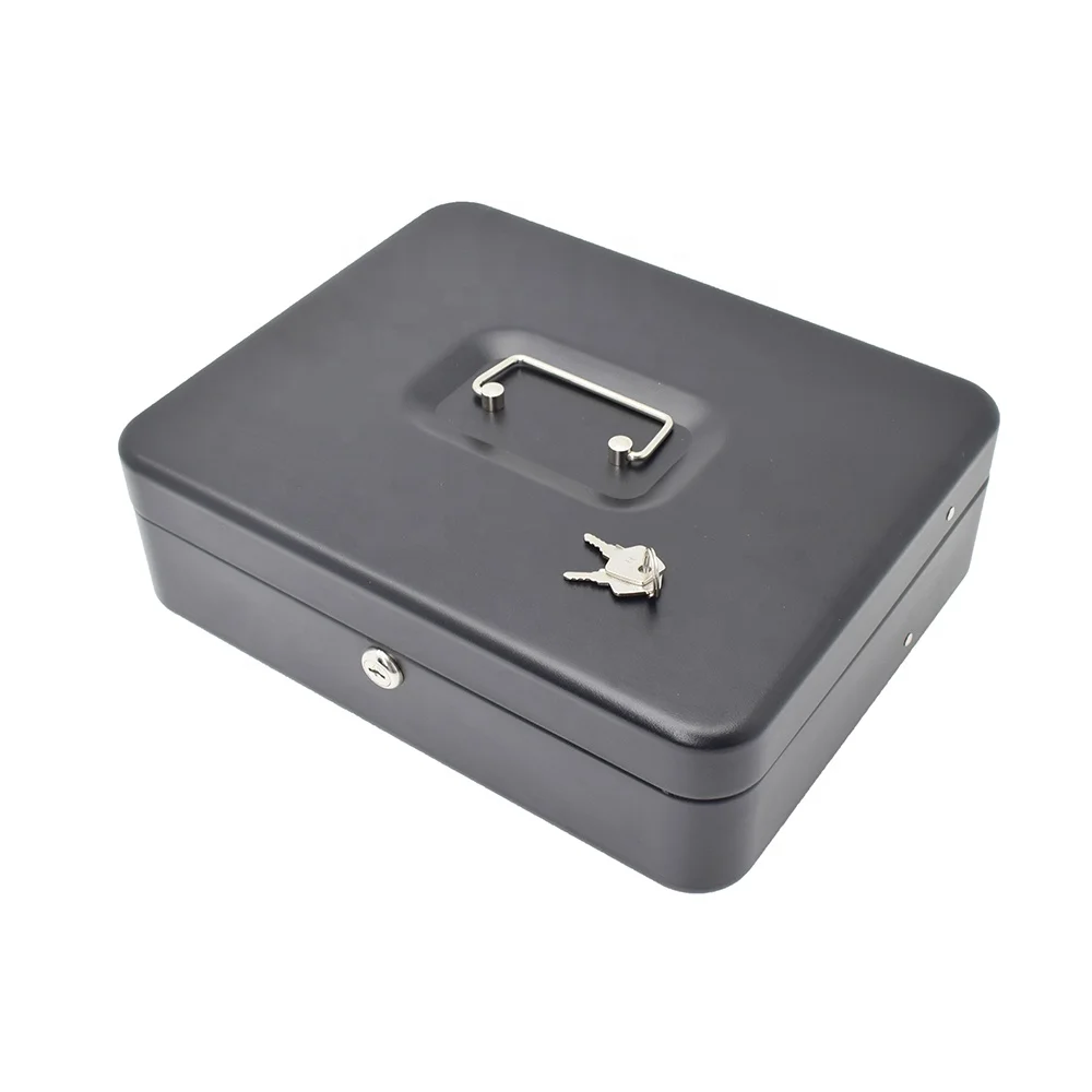 Portable 300mm Smart Combination Lock 4 Bill 5 Coin Cash Box Money Safe Cash Drawer For POS