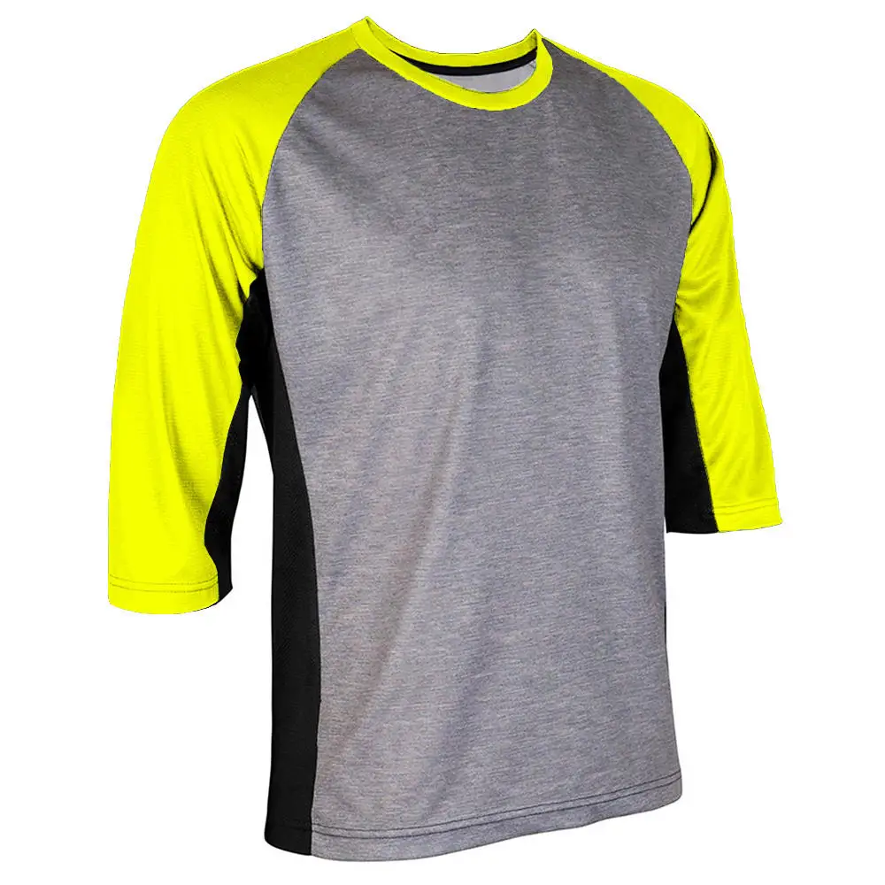 OEM team wear custom digital print mountain bike BMX shirt blank mtb jersey