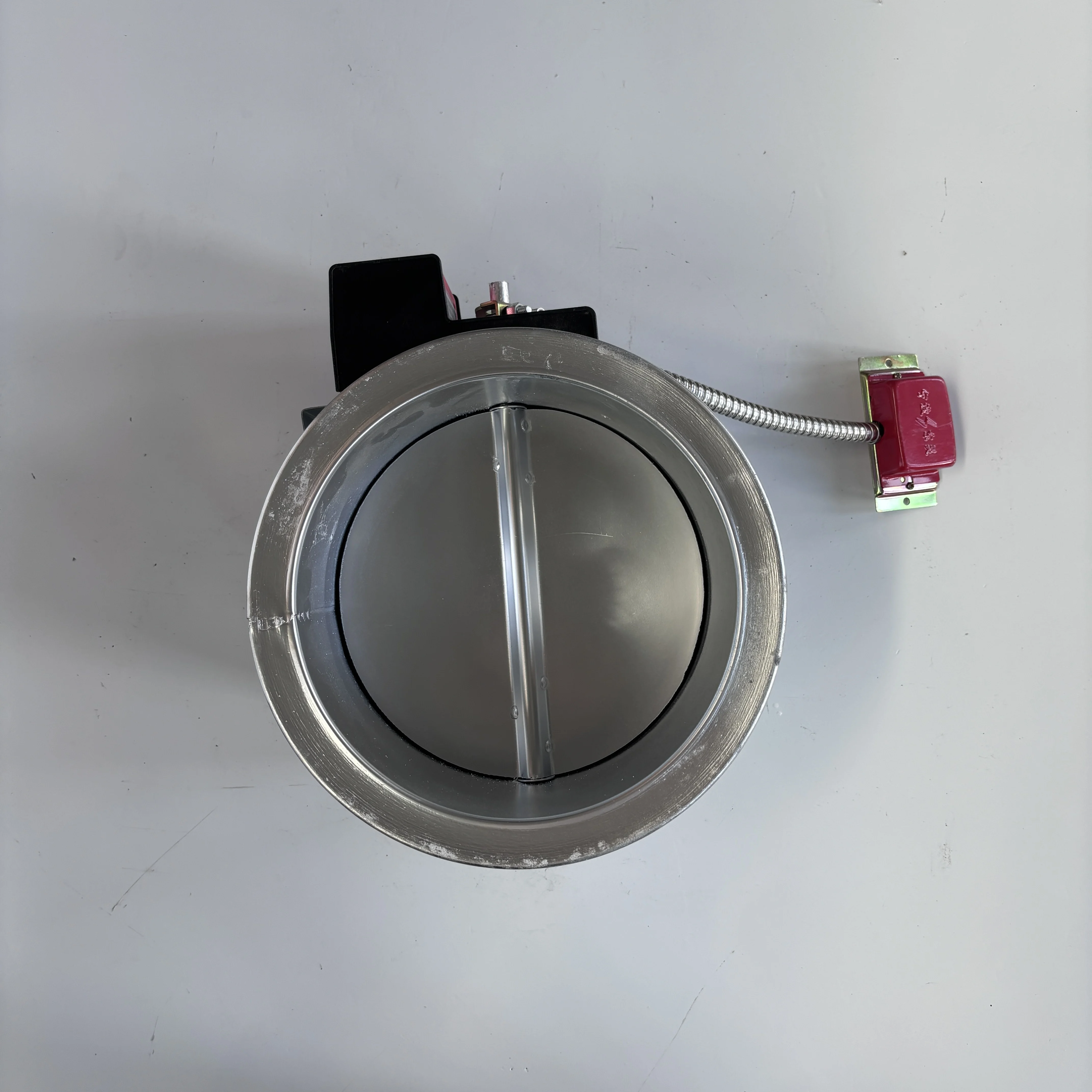 Made in China Galvanized Steel Bellmouth Spigot with Balancing Damper for Air Volume Control suppliers