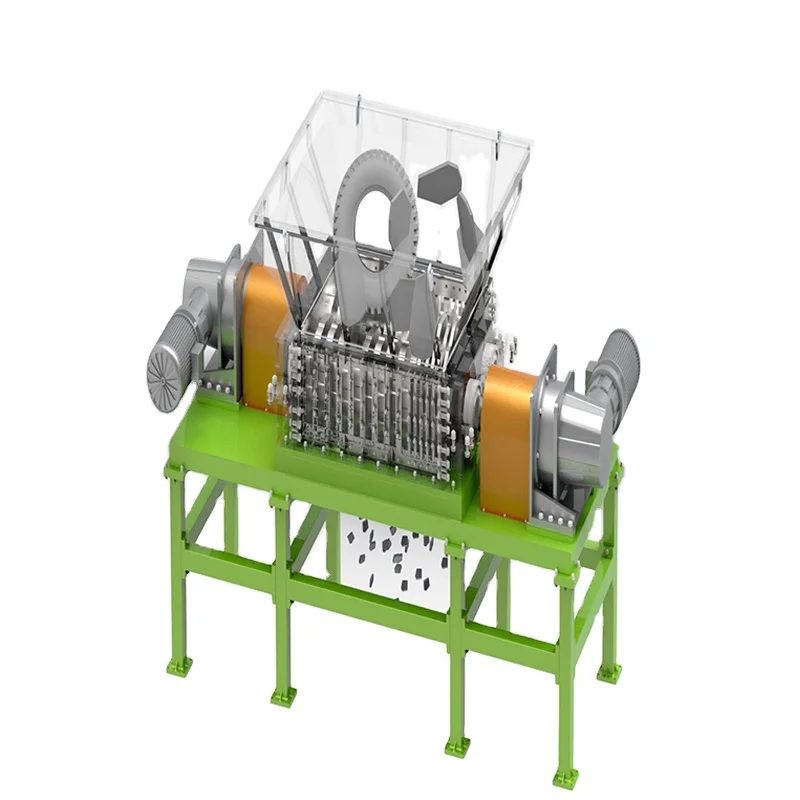 Hot selling  Jiangsu double shaft shredder Dura-shred automatic American standard battery recycling plant