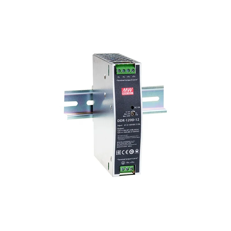 MEAN WELL DDR-120A-48 120w 48v DIN Rail Transformer