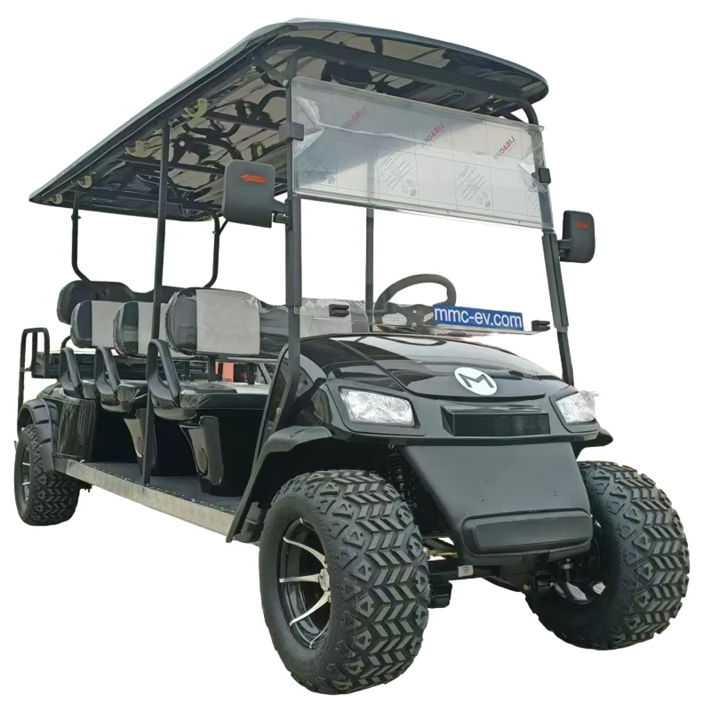 China Supplier Customized High Performance 6 8 10 12 Seats Off Road Golf Car 4000W 5000W 7000W Electric Golf Cart