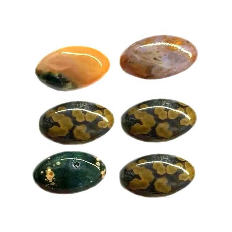 Best Quality Oval Ocean Jasper Cabochon make wholesale standard size and shape