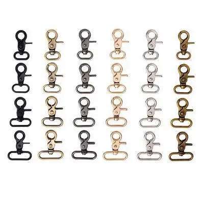 Hardware Accessory Metal Swivel Buckle Alloy Belt Buckle Clasp Lobster Trigger Clips Snap Bag Hook  For Handbag