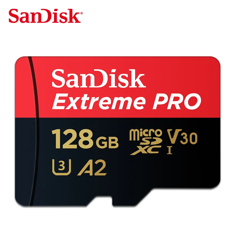 SanDisk A2 Extreme PRO SD Card 64GB 128GB Up to 170MB/s Reading Speed U3 Flash SDXC memory card