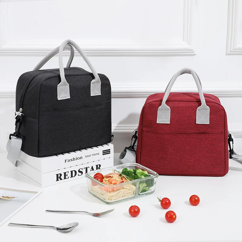 Wholesale Women Waterproof Insulated Canvas Cooler Bag Portable Thermal Food Picnic Lunch Bag for Kids