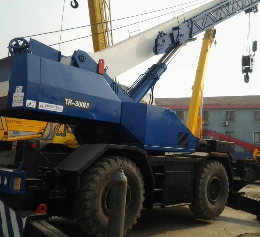Japan Used Tr300m Mobile Rough Terrain Truck Crane 30 Ton For Sale