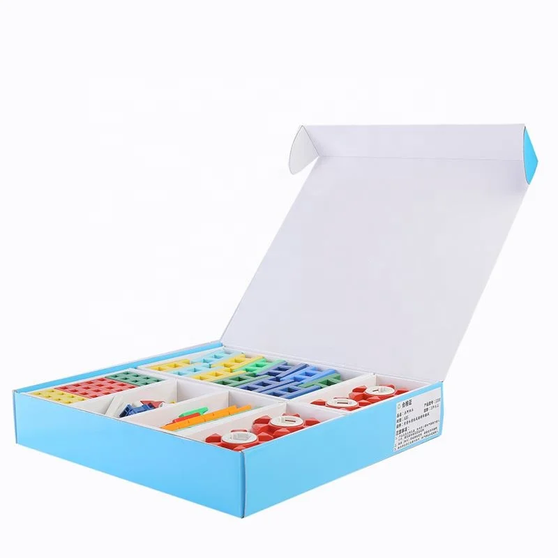 Custom Paper Corrugated Cardboard Paper Box Packaging Box For Toy Building Blocks in a variety of colors