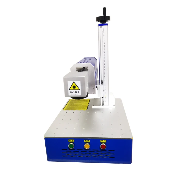 
2020 Trends 20W 30W portable co2 3d laser marking machine with glass tube case 