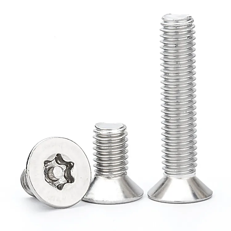 Stainless Steel M2 M2.5 M3 M4 M5 M6 M8 Security With Pin Torx Screw