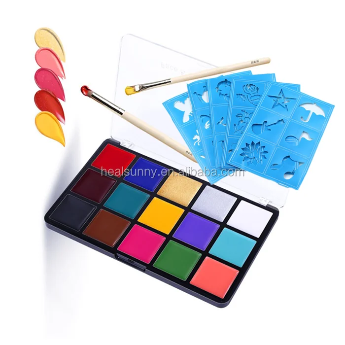 Water Based Washable Professional Face Paint Body Paints with good coverage