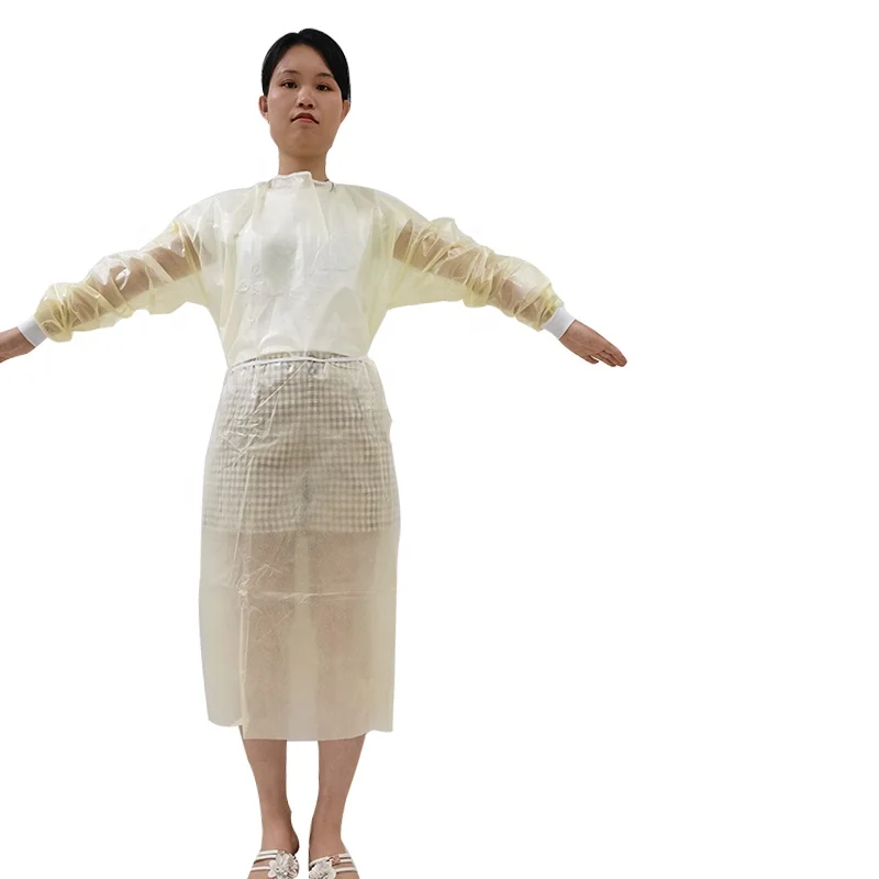 2021 дешевый одноразовый изоляционный халат 50 gsm SMS нетканый моющийся Рабочий Комбинезон AAMI уровень 3 одноразовый PP en14126 СИЗ костюм