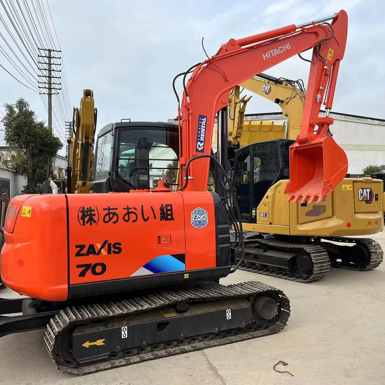 Low price Used Hitachi ZX70  7Tons Japan Original Good Condition excavator machine price Hydraulic hitachi